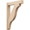 Ekena Millwork 6-in W x 28-in D x 40-in H Funston Block Rough Cedar Woodgrain TimberThane Outlooker, Primed Tan OUTUR060X28X40FST44RCPR - alternate 1